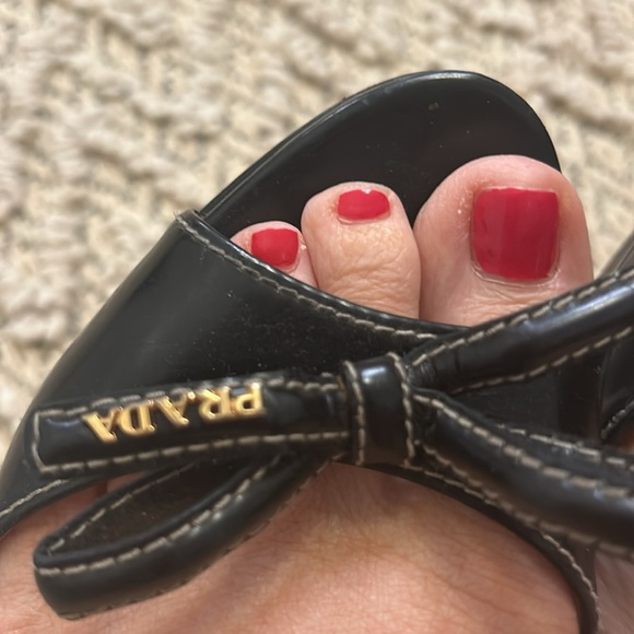 Prada Sandals with platform and stacked heel - Picture 2 of 16